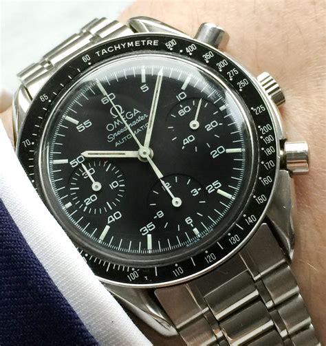 omega automatic vintage speedmaster|Omega Speedmaster vintage price.